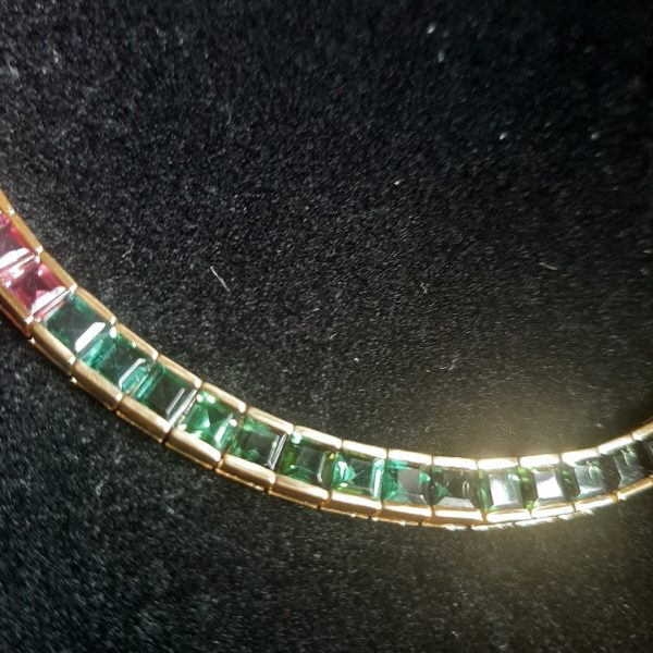 Colar Rainbow, modelo 2, em um arco íris de gemas brasileiras - Imagem 5