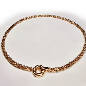 Colar 18k em ouro rosé
