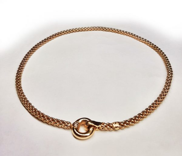 Colar 18k em ouro rosé